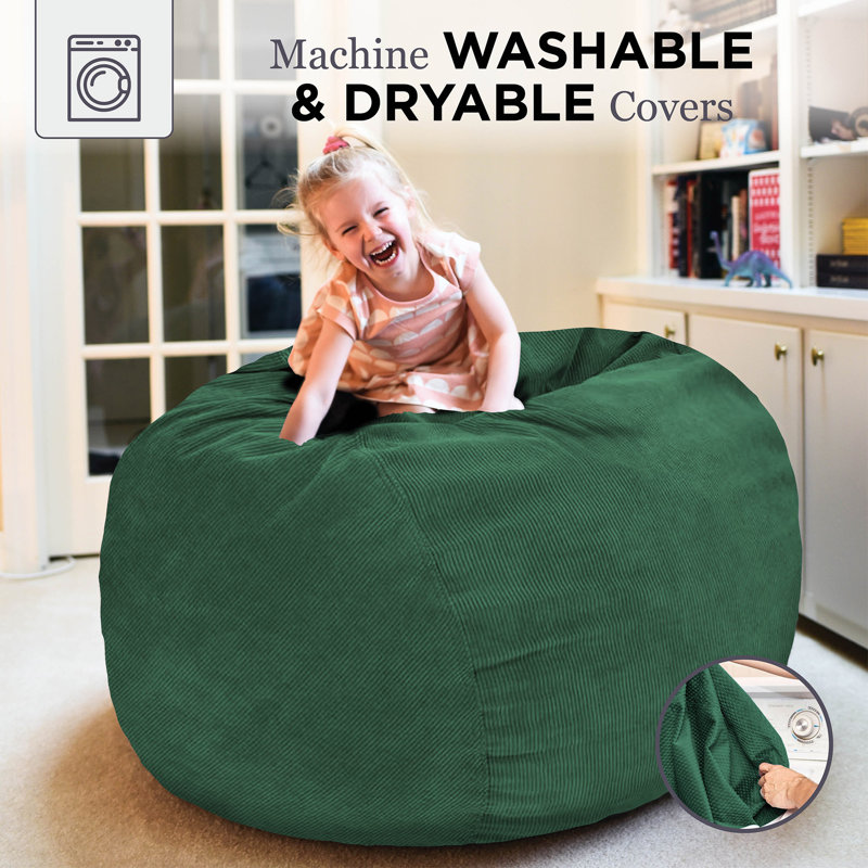 CordaRoy's Corduroy Convertible Bean Bag Chair & Reviews Wayfair